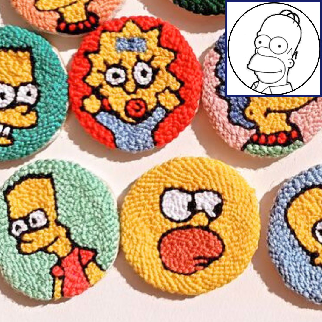 Punch Needle - Iconic TV Shows - 18.5cm