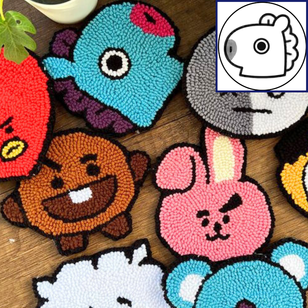 Punch Needle - BT21 - 18.5cm