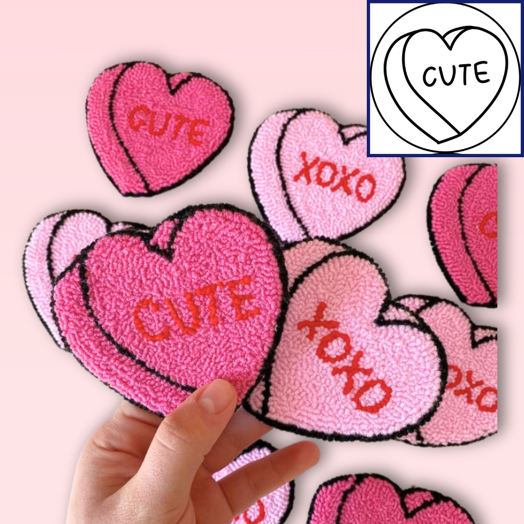 Punch Needle - Love - 18.5cm