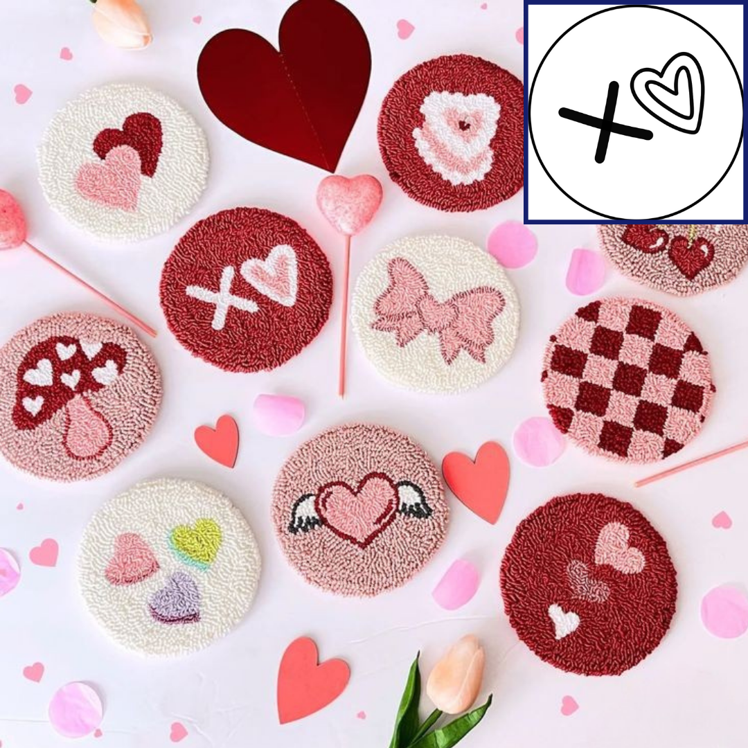 Punch Needle - Love - 18.5cm