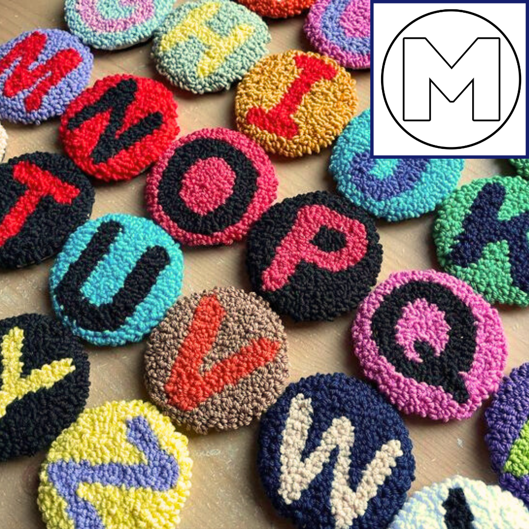 Punch Needle - Letters - 14.5cm