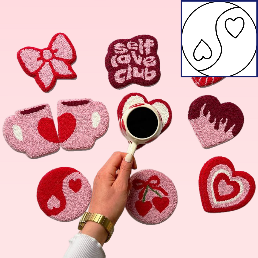 Punch Needle - Love - 18.5cm