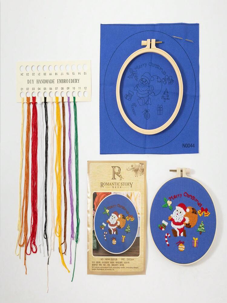 Santa Embroidery Kit