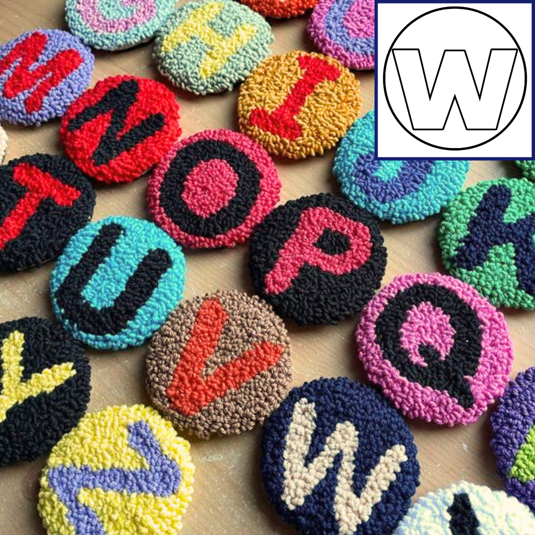 Punch Needle - Letters - 14.5cm