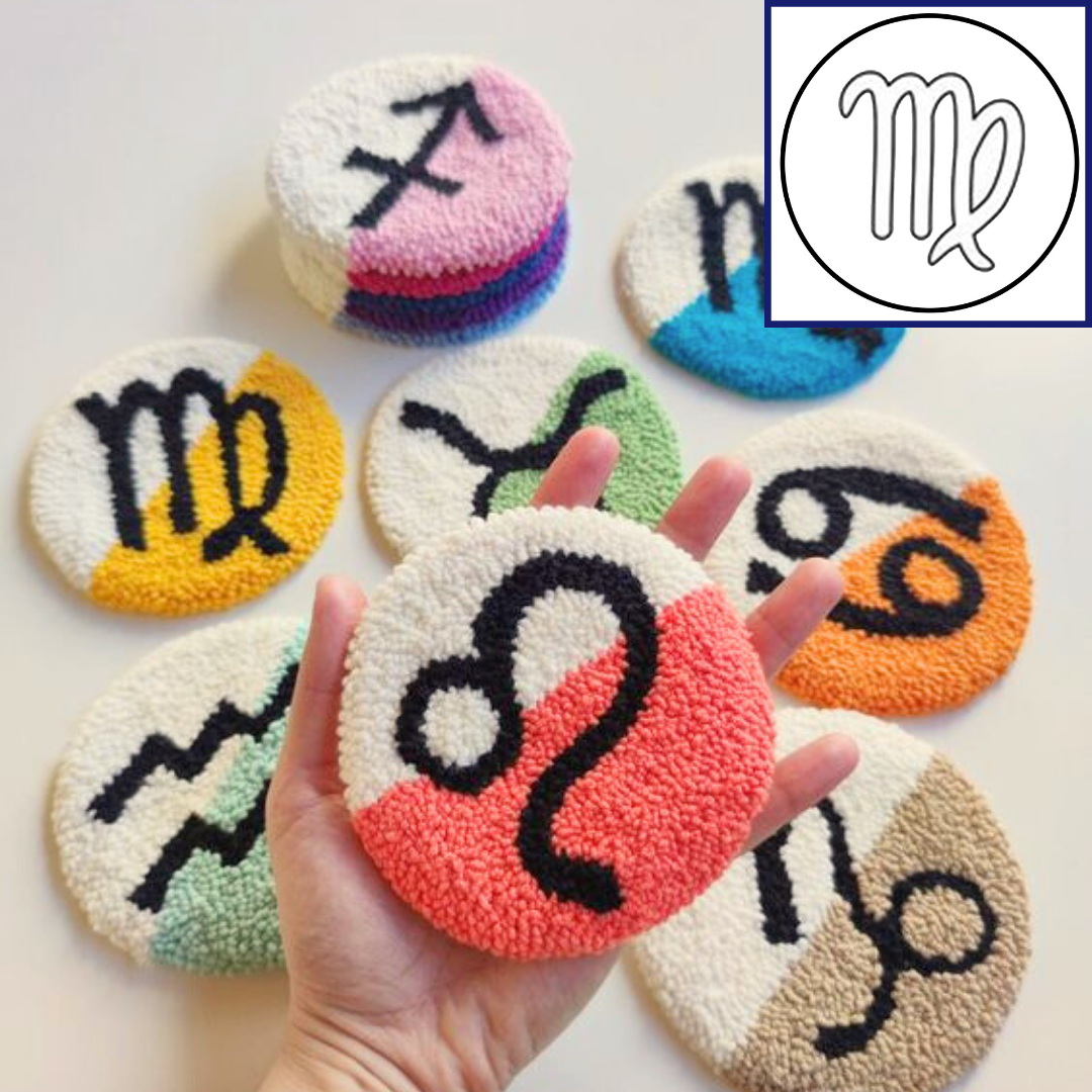 Punch Needle - Zodiac Signs - 14.5cm