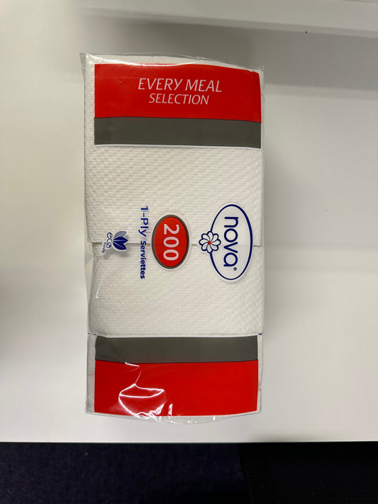 Serviettes 1 Ply (200pcs) (300mm x 300mm)