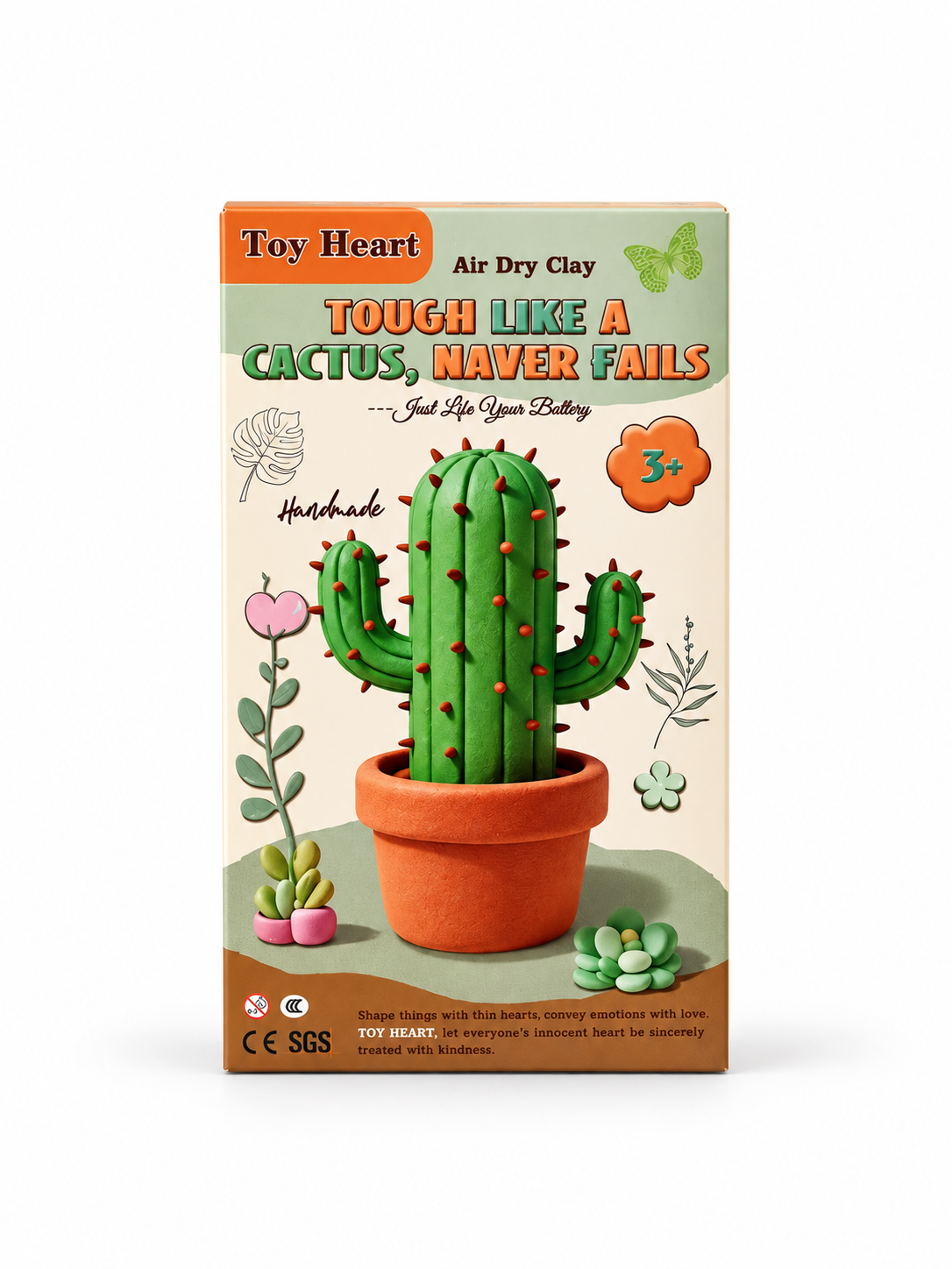 Cactus – DIY Air Dry Clay Kit