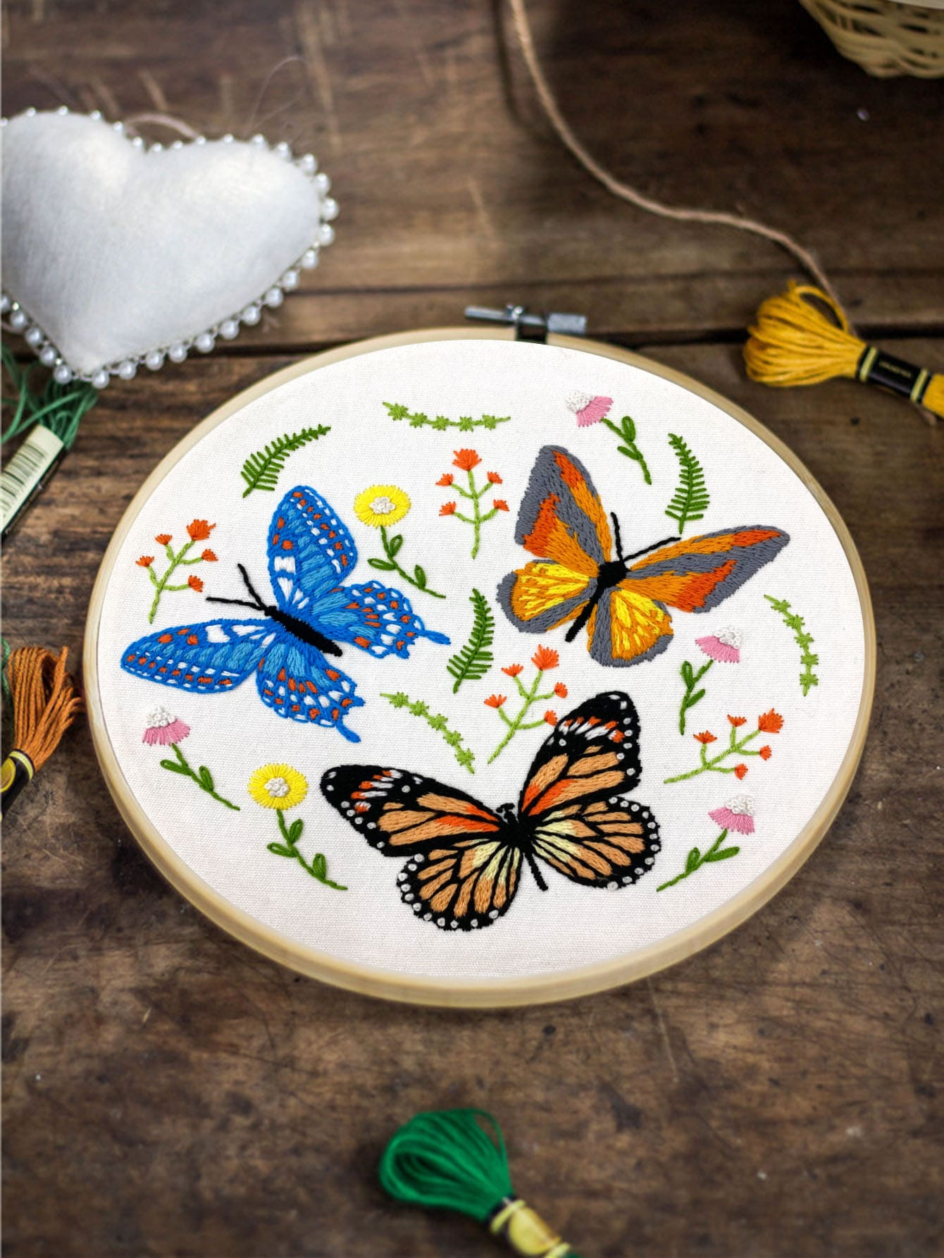 Butterflies Embroidery Kit