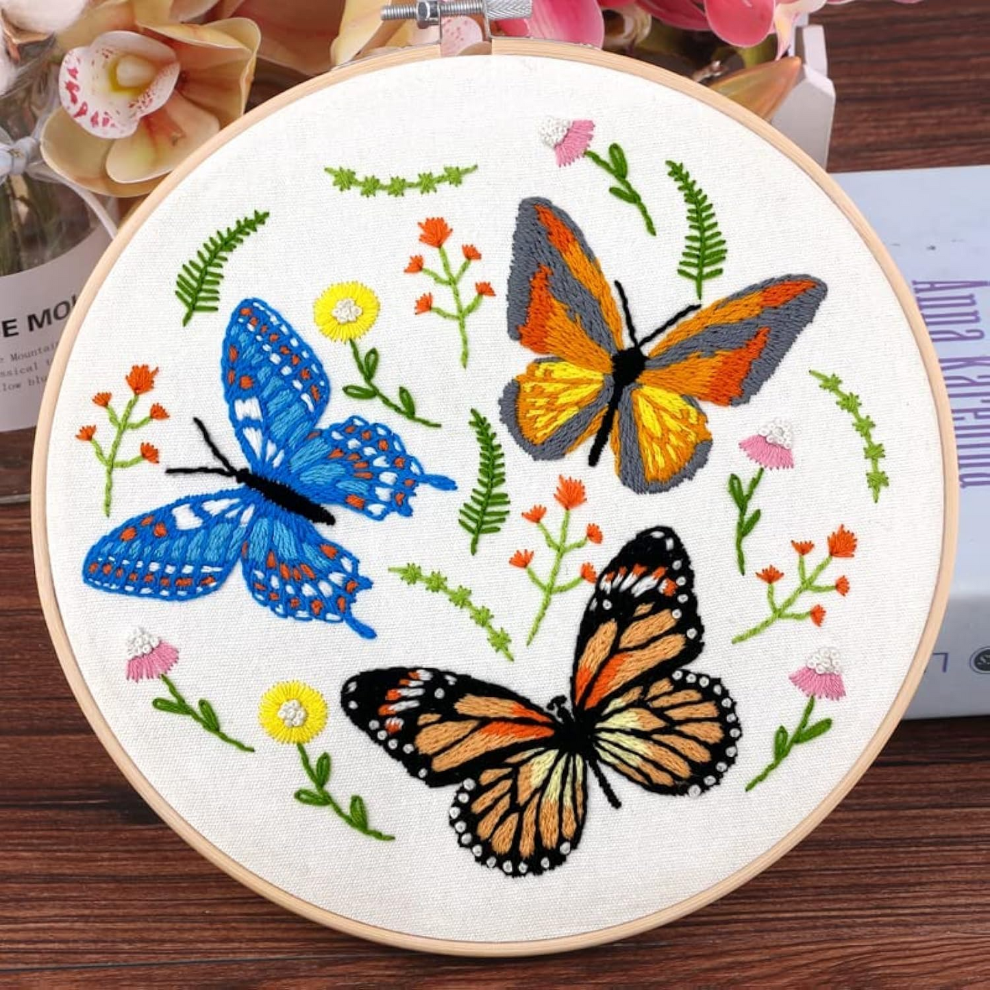 Butterflies Embroidery Kit