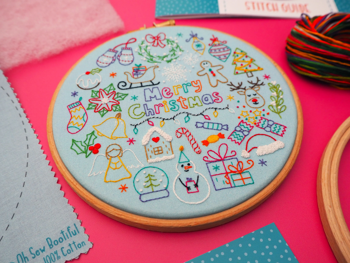 Festive Assortment Embroidery Kit