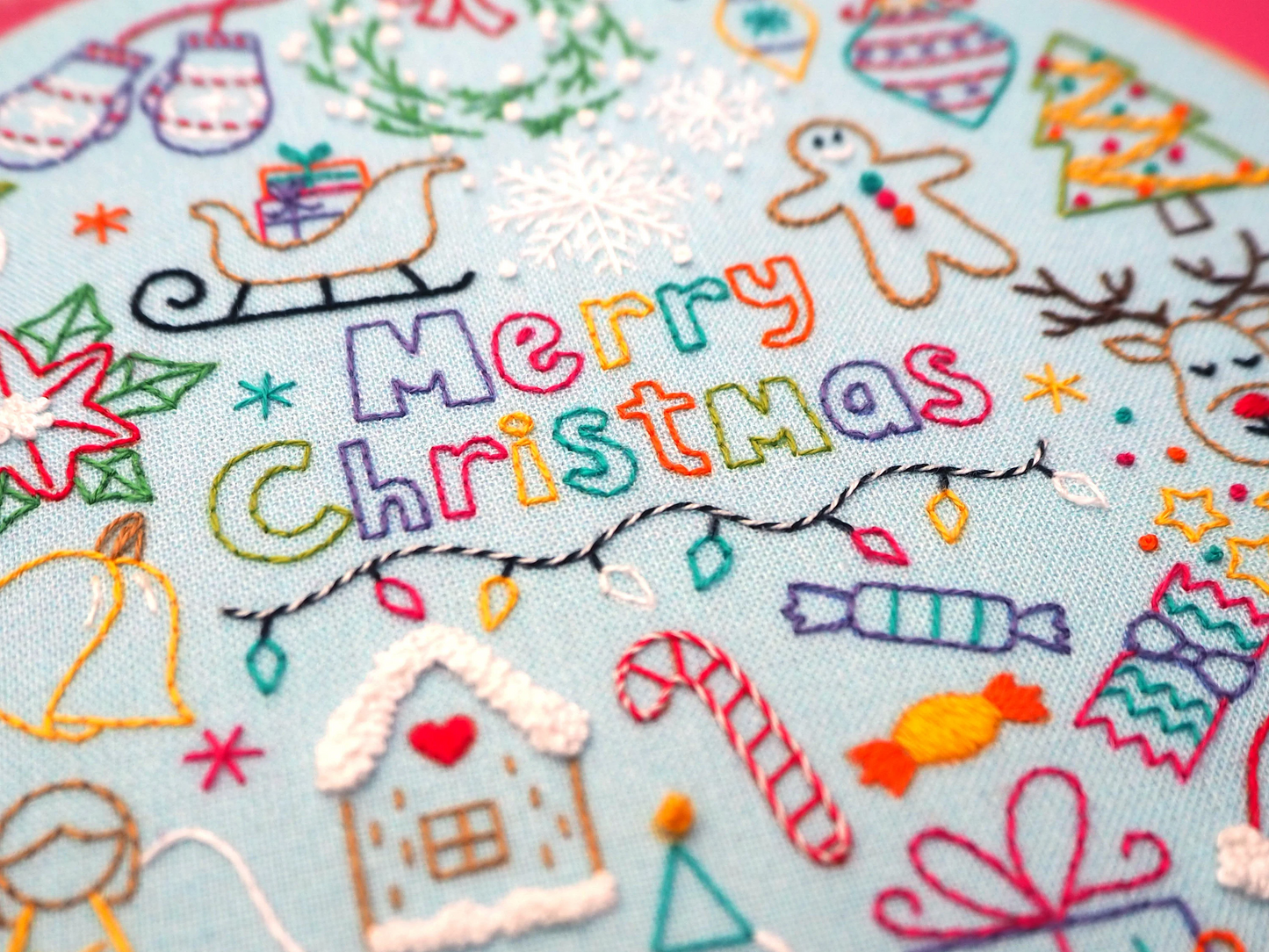 Festive Assortment Embroidery Kit