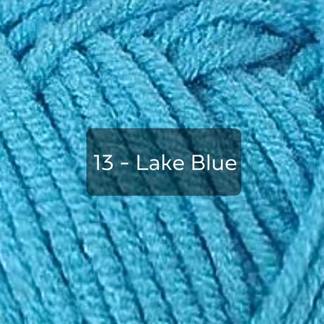 Light Blue Yarn, 4-ply Tufting Yarn ( 12 x 25g ) ,Single Colour
