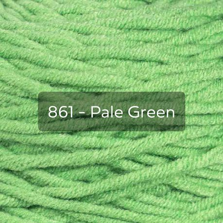 Green Yarn Single Colour, 8-ply Tufting Yarn, 100% Acrylic Yarn (3x400g)