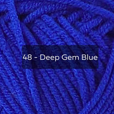 Dark Blue Yarn, 4-ply Tufting Yarn ( 12 x 25g ) ,Single Colour