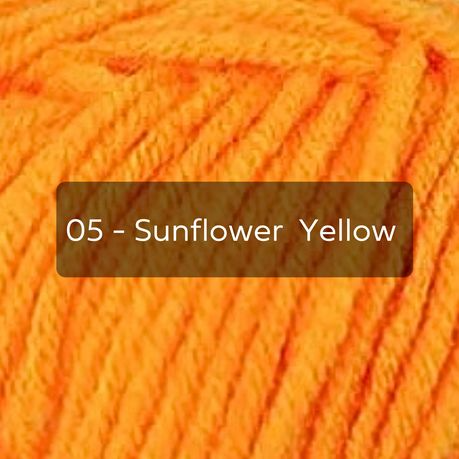 Orange Yarn, 4-ply Tufting Yarn ( 12 x 25g ) , Single Colour