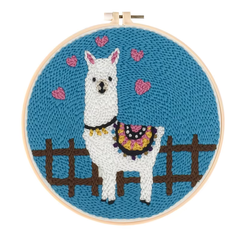 Alpaca Punch Needle Kit