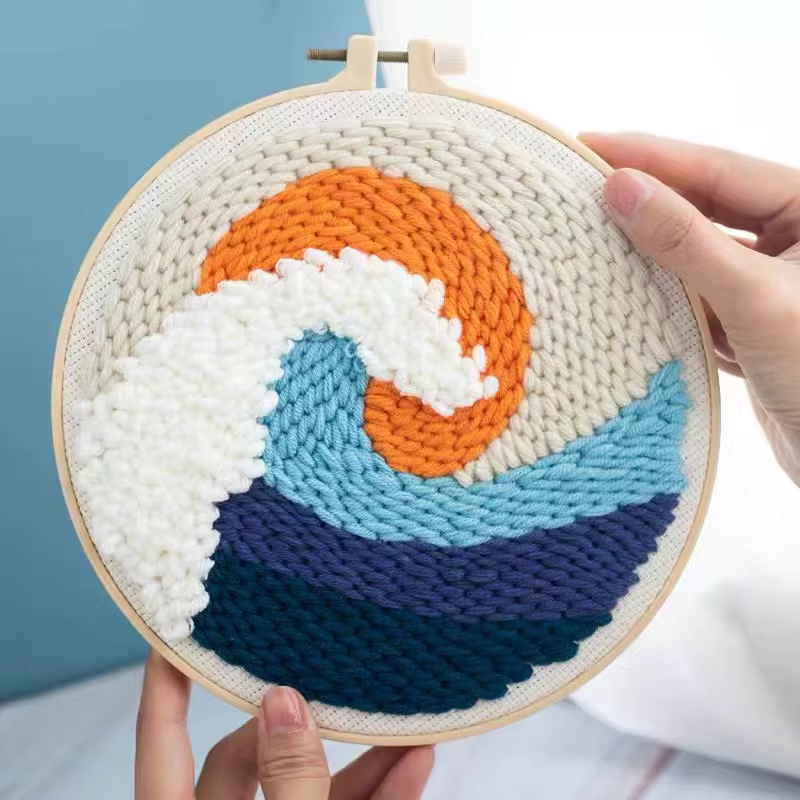 Sunset Wave Punch Needle Kit