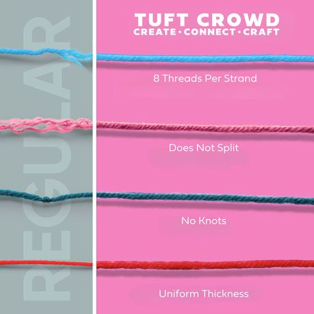 Deep Blue Yarn, 8-ply Tufting Yarn ( 3 x 400g ) , Knitting Yarn