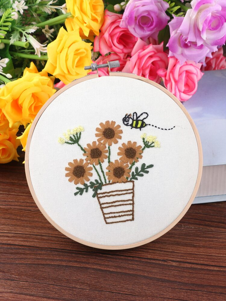 Sunflower Embroidery Kit