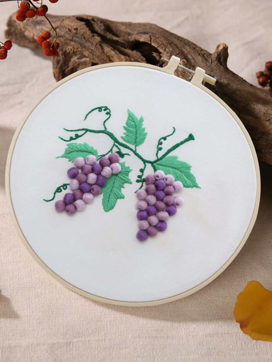 Grape Vine Embroidery Kit
