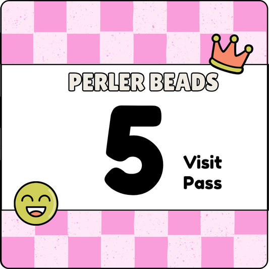 Perler Beads 5-Visit Pass (5 × 1 Hour)