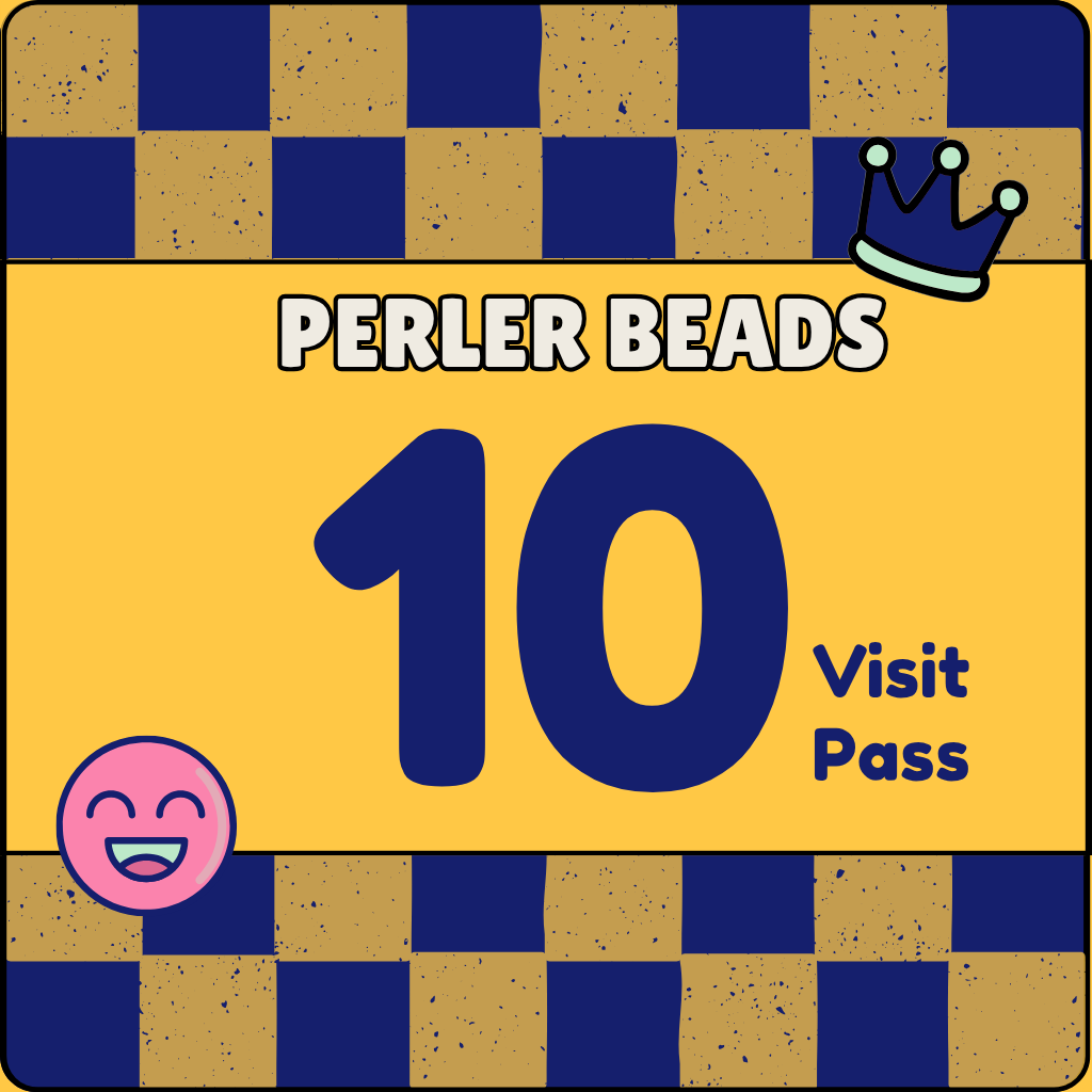 Perler Beads 10-Visit Pass (10 × 1 Hour)