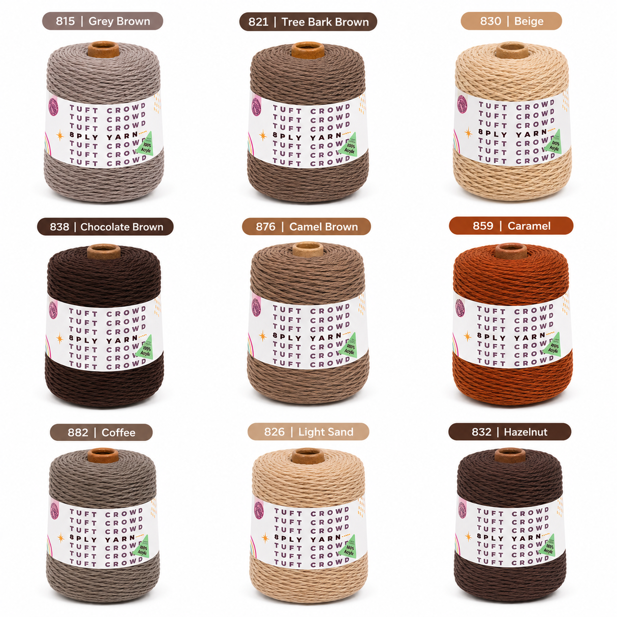 8-Ply Yarn Earthly Embrace Collection
