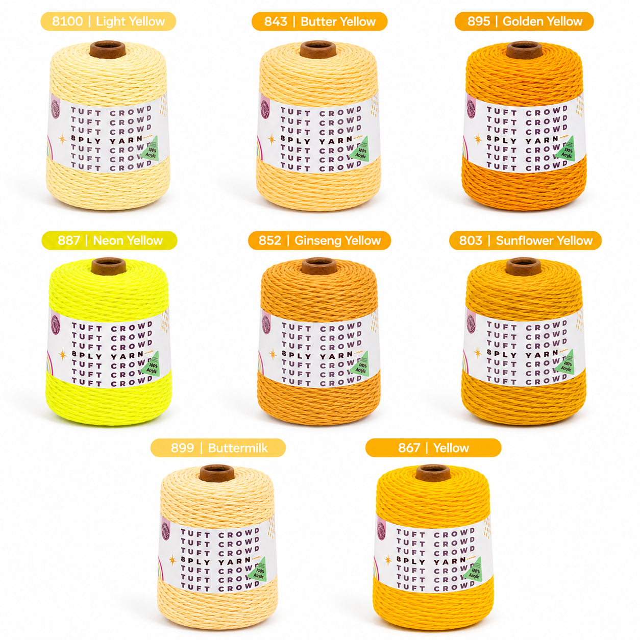 8-Ply Yarn Golden Hour Collection
