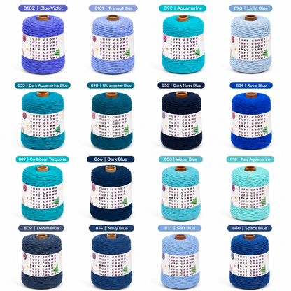 8-Ply Yarn Sapphire Sky Collection