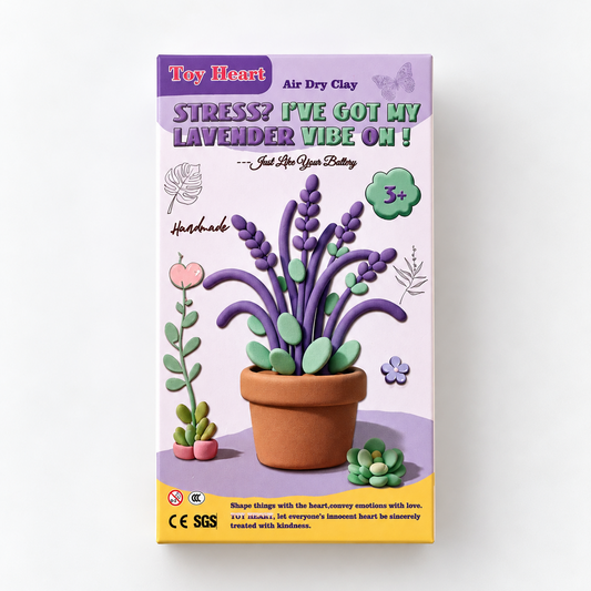 Lavender Plant - DIY Clay Kit