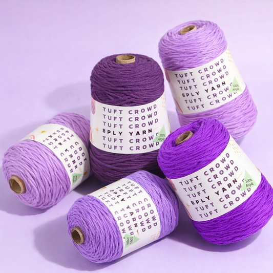 8-Ply Yarn Velvet Plum Collection