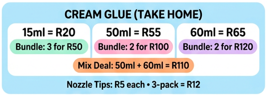 Cream Glue  (TAKE HOME)