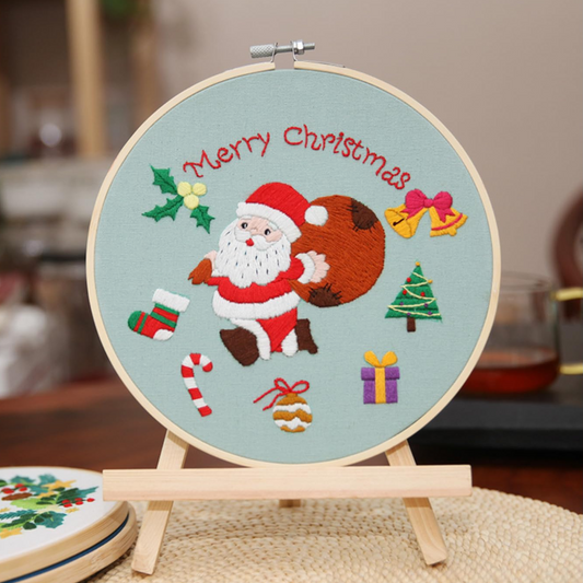 Santa Embroidery Kit