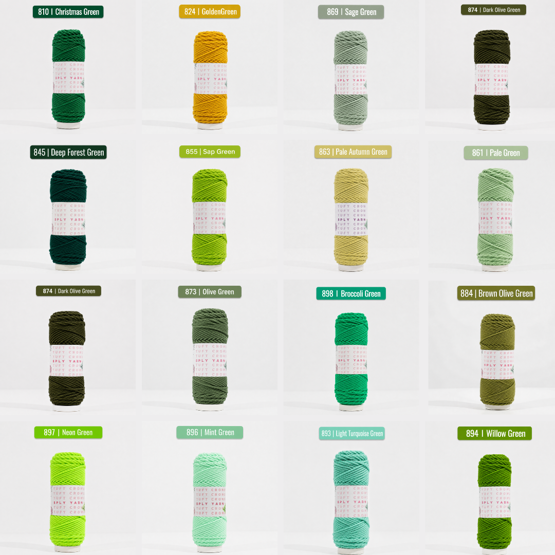 8-Ply Yarn 100g Forest Haze Collection