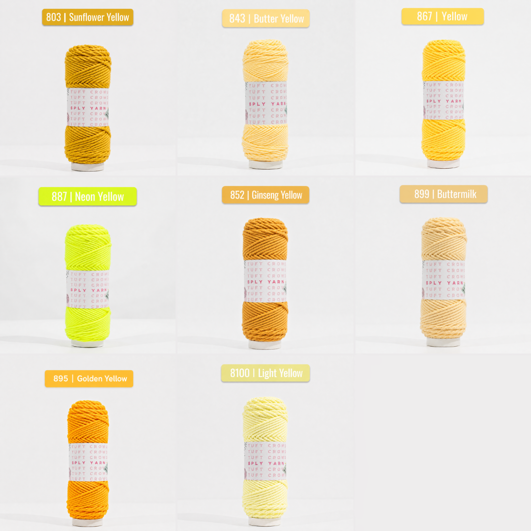 8-Ply Yarn 100g Golden Hour Collection