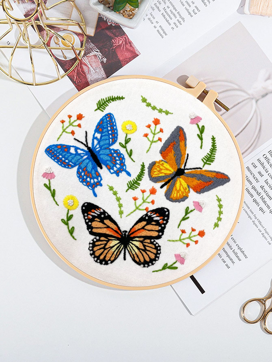 Butterflies Embroidery Kit