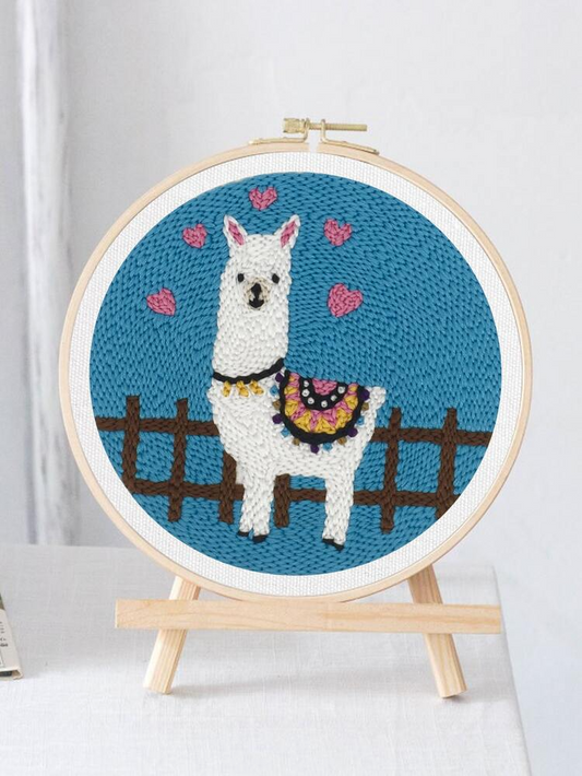 Alpaca Punch Needle Kit