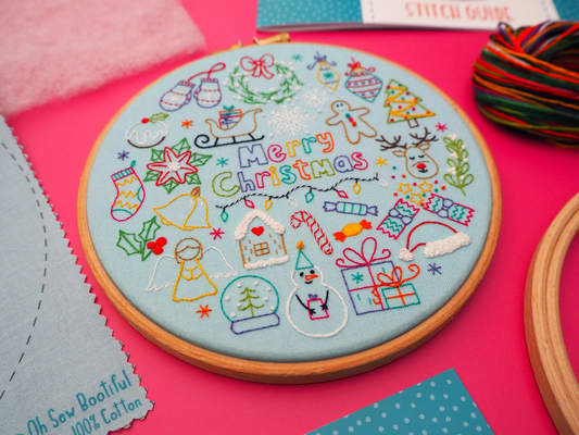 Festive Assortment Embroidery Kit
