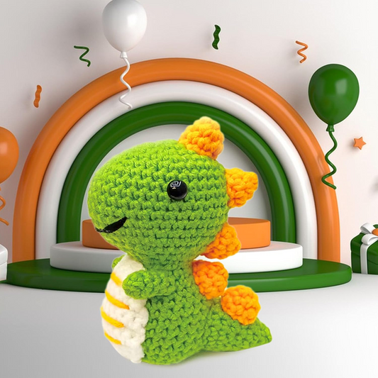 Dinosaur Crochet Plushie DIY Kit