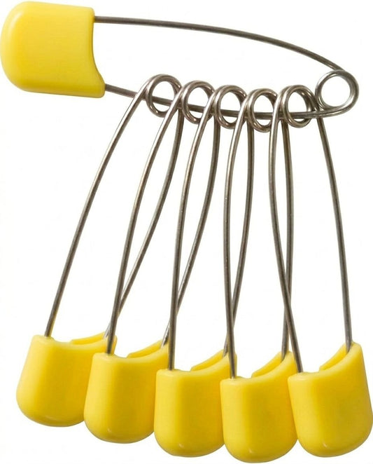 50 Pack Plastic Safety Pins Large Secure Lock Baby Sewing Fabric Multi-Use
