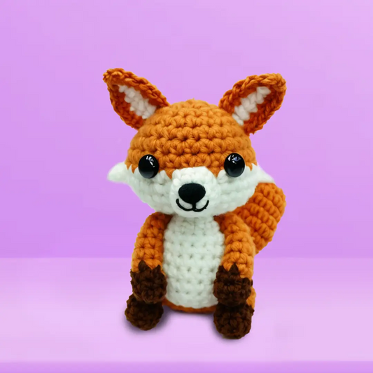 Fox Crochet Plushie DIY Kit