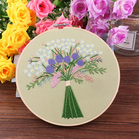 Bouquet Embroidery Kit