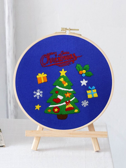 Christmas Tree Embroidery Kit