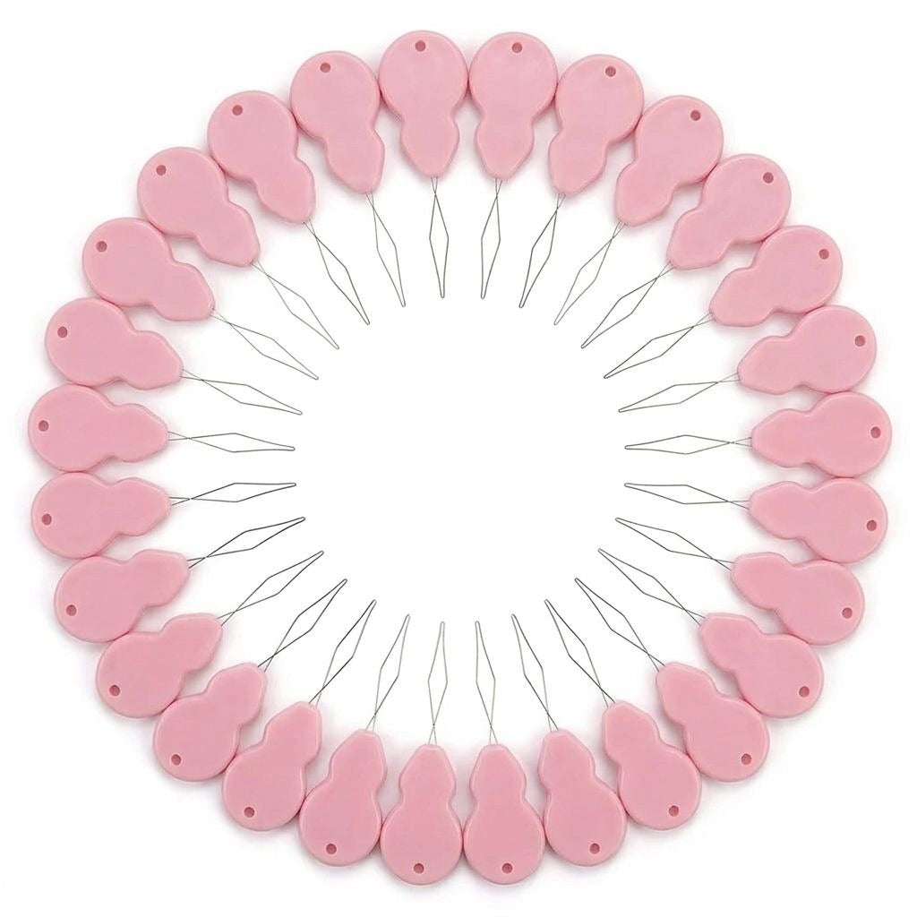 30Pc Gourd Shaped Plastic Needle Threaders Hand Machine Sewing Tool